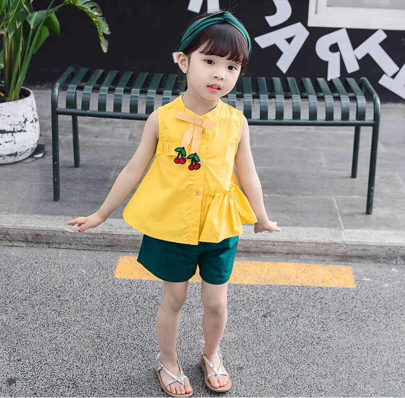 Modern, két részből álló gyerekkészlet - lányoknak