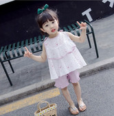 Set pentru copii de ultimă generație pentru fete în două părți în două culori