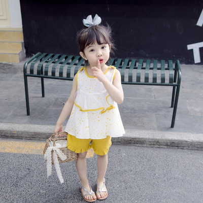 Set pentru copii de ultimă generație pentru fete în două părți în două culori