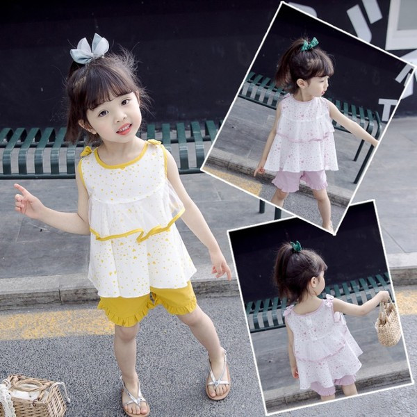 Set pentru copii de ultimă generație pentru fete în două părți în două culori