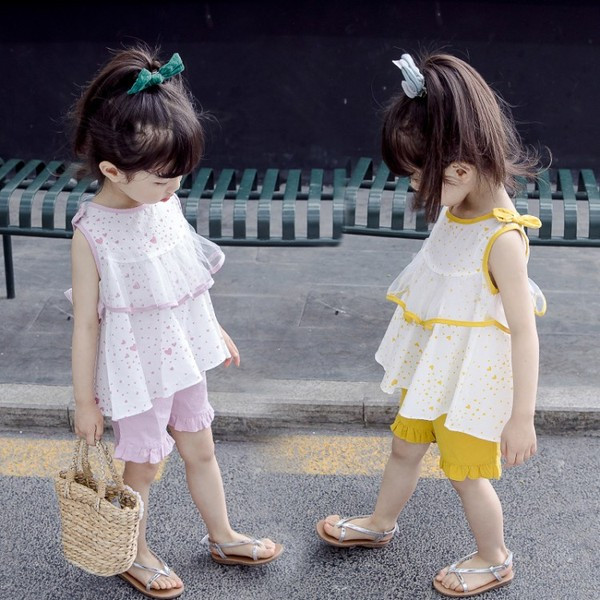 Set pentru copii de ultimă generație pentru fete în două părți în două culori