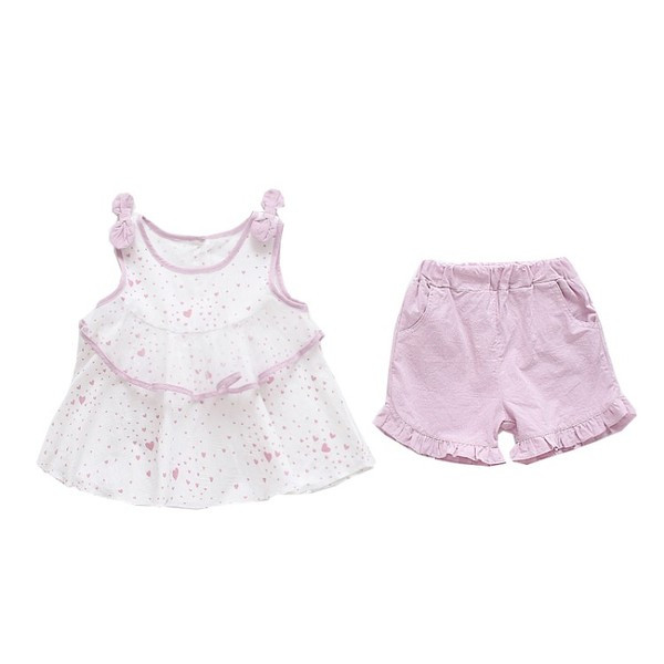 Set pentru copii de ultimă generație pentru fete în două părți în două culori