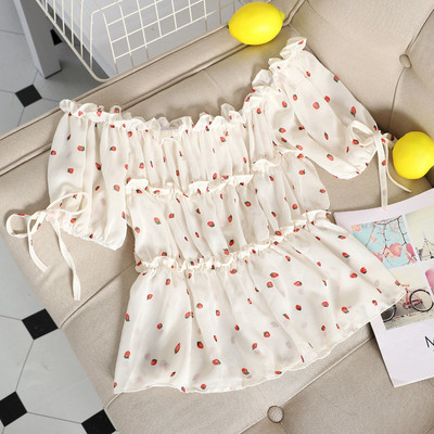 Modern női blúz rövid ujjal több színben