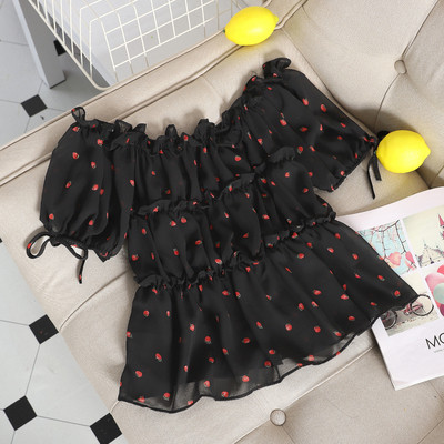 Modern női blúz rövid ujjal több színben