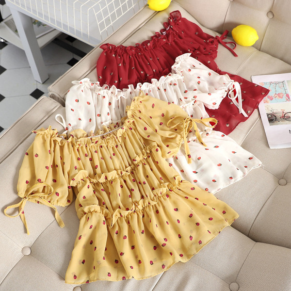 Modern női blúz rövid ujjal több színben