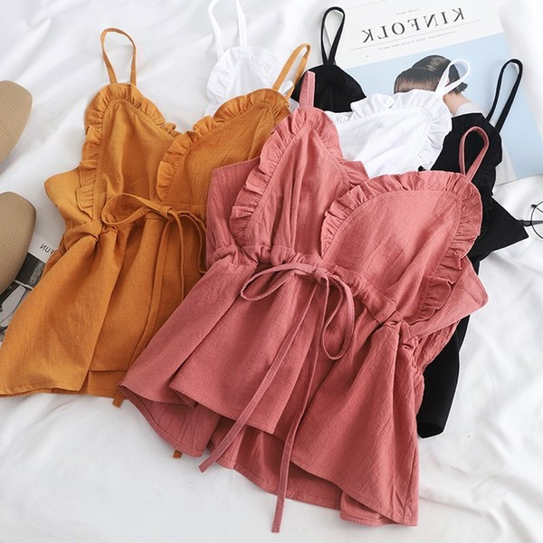 Modern női felső, vékony pántokkal és megkötőkkel, több színben