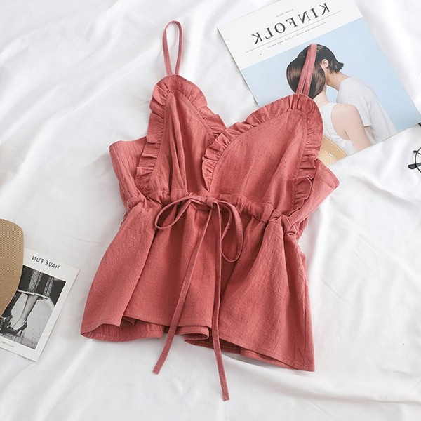 Modern női felső, vékony pántokkal és megkötőkkel, több színben