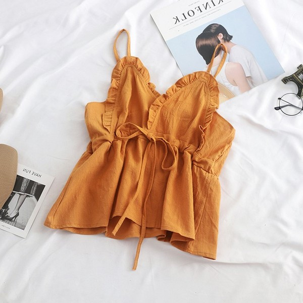 Modern női felső, vékony pántokkal és megkötőkkel, több színben