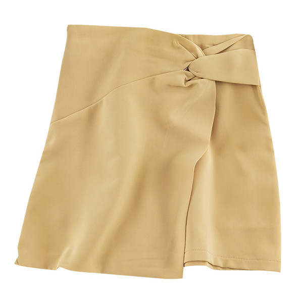 Κομψή γυναικεία φούστα - παντελόνι  με ψηλή μέση σε διάφορα χρώματα