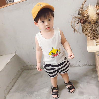 Set zilnic pentru copii in doua culori cu aplicatie pentru baieti