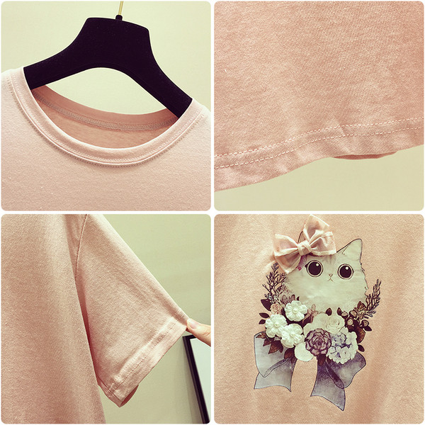 Καθημερινή γυναικεία μπλούζα με εφαρμογές και κορδέλα σε δύο χρώματα