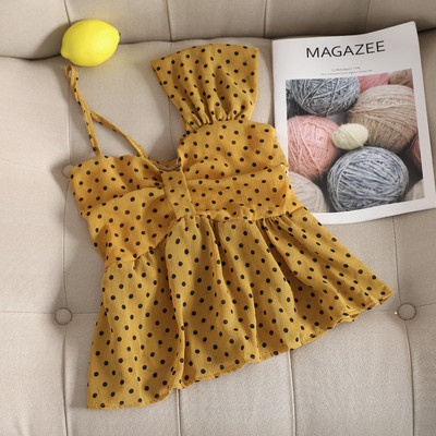 Maieu de damă cu puncte în patru culori