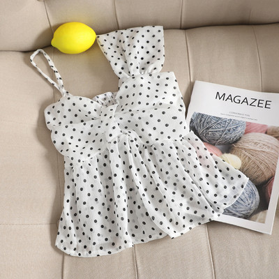 Maieu de damă cu puncte în patru culori