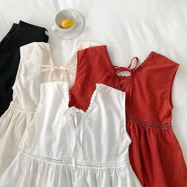 Maieu modern de damă cu cravate și decolteu în V în trei culori