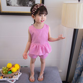 Set modern pentru copii in roz si gri pentru fete