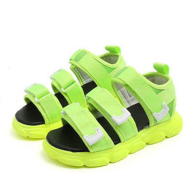 Sandale casual pentru copii in trei culori pentru baieti si fete cu sticker