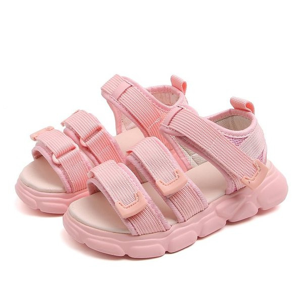 Sandale casual pentru copii in trei culori pentru baieti si fete cu sticker