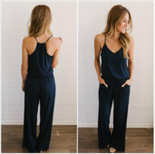 Model nou de salopete de dama in albastru, negru si verde