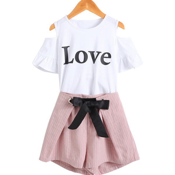 Set modern pentru copii in doua culori - pentru fete