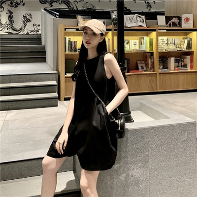 Γυναικεία κοντή σαλοπέτα σε κίτρινο και μαύρο χρώμα