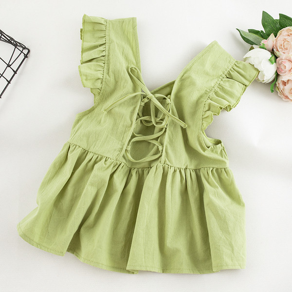 Stílusos női tanktop rövid modell nyakkendővel több színben