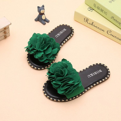 Alkalmi gyerekpapucs 3D elemmel több színben lányoknak