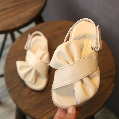 Papuci casual copii din piele ecologica pentru fete in doua culori