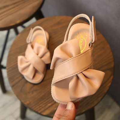 Papuci casual copii din piele ecologica pentru fete in doua culori