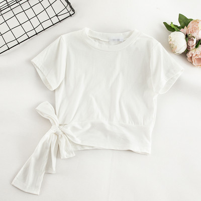 Alkalmi női póló O-nyakkal, többféle színben