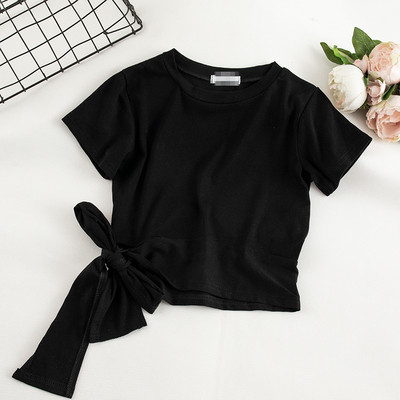 Alkalmi női póló O-nyakkal, többféle színben