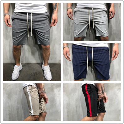 Pantaloni scurți casual barbatesti cu cravate in mai multe culori