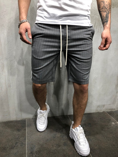 Pantaloni scurți casual barbatesti cu cravate in mai multe culori