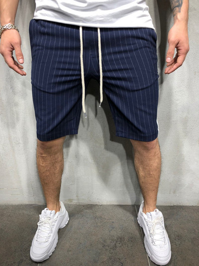 Pantaloni scurți casual barbatesti cu cravate in mai multe culori