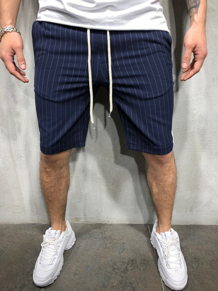 Pantaloni scurți casual barbatesti cu cravate in mai multe culori