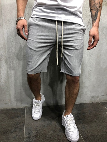 Pantaloni scurți casual barbatesti cu cravate in mai multe culori