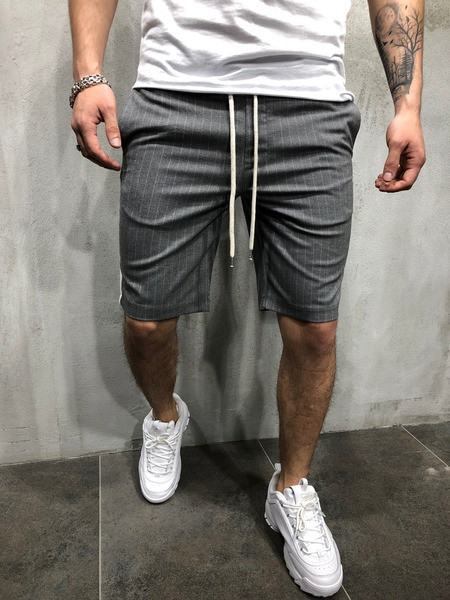 Pantaloni scurți casual barbatesti cu cravate in mai multe culori