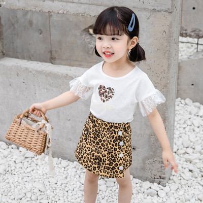 Set modern pentru copii cu model leopard - pentru fete