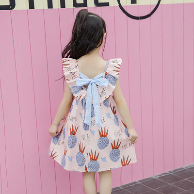 Rochie pentru copii model nou in doua culori cu decolteu O