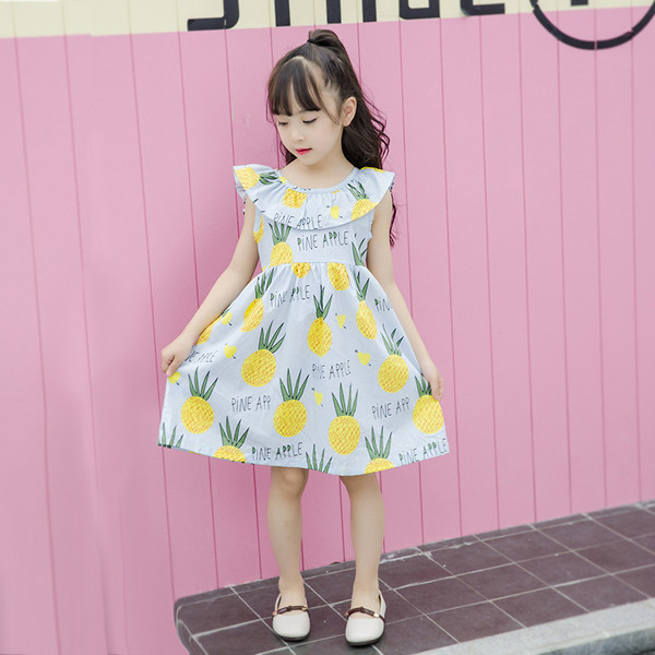 Rochie pentru copii model nou in doua culori cu decolteu O