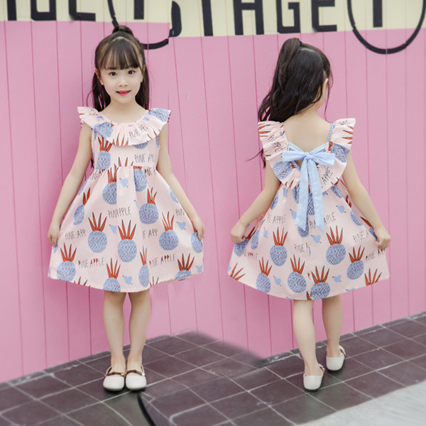 Rochie pentru copii model nou in doua culori cu decolteu O