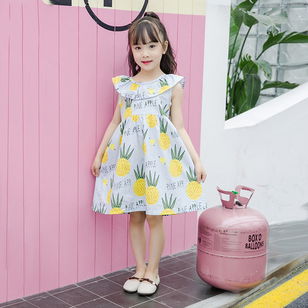 Rochie pentru copii model nou in doua culori cu decolteu O