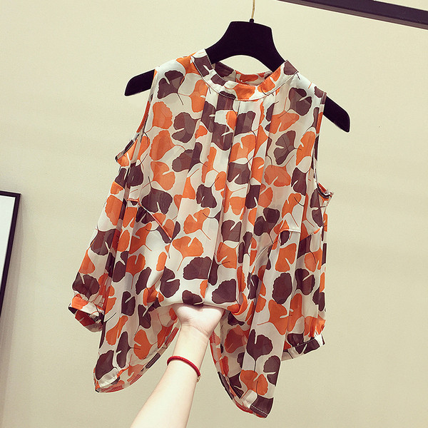 Cămașă elegantă de damă cu umerii goi în trei culori