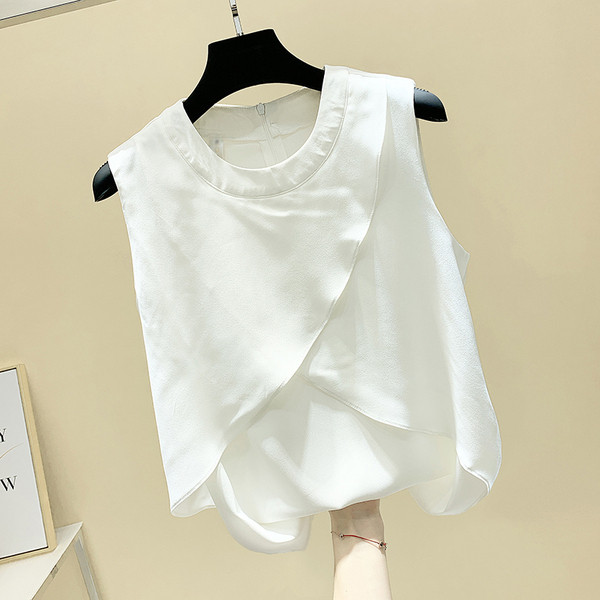 Maieu de dama cu transfer in culoare albastru si alb