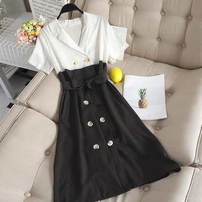 Κομψό γυναικείο φόρεμα με ντεκολτέ σε σχήμα V σε διαφορετικά χρώματα