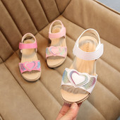 Aktuális eco bőrből készült gyerekszandál három színben