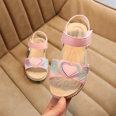 Aktuális eco bőrből készült gyerekszandál három színben