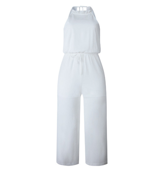 Κομψές γυναικείες φόρμες με λεπτές λουρίδες σε λευκό και μπλε χρώμα