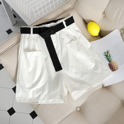 Γυναικεία σορτς  με ζώνη σε τέσσερα χρώματα