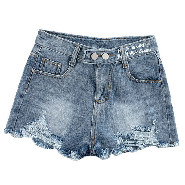 Pantaloni scurți de damă din denim în două culori