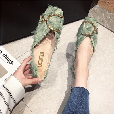 Pantofi casual dama cu decor metalic in trei culori